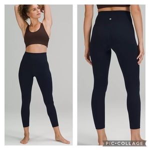 LULULEMON ALIGN HR PANT 25” Nulu Size 8 Black Leggings